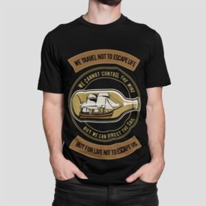 We travel not to escape life