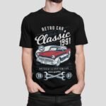 Retro classic car