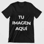 Playera personalizada negra