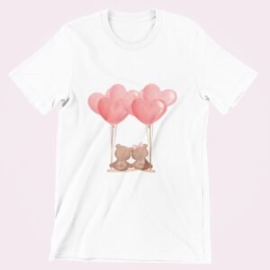 Osos y globos corazon