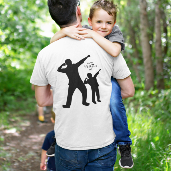 Father and Son Back