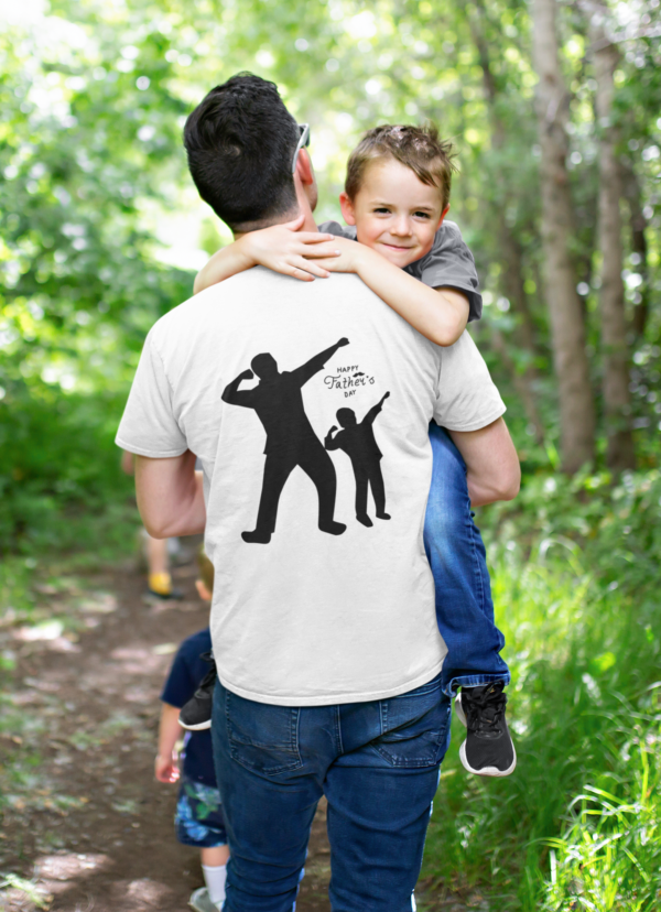 Father and Son Back
