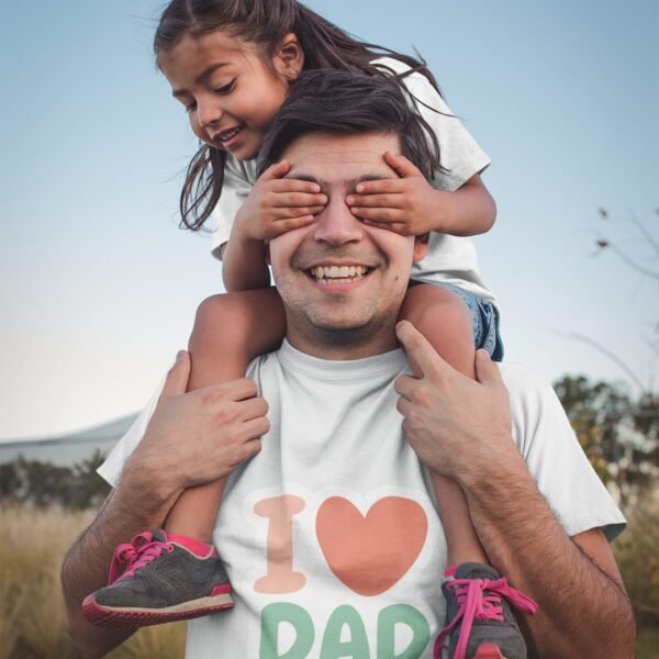 I Love Dad Heart