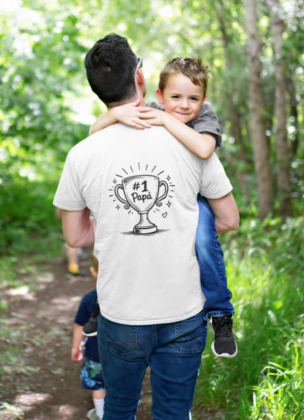 No1 papa Back #1 Papá b