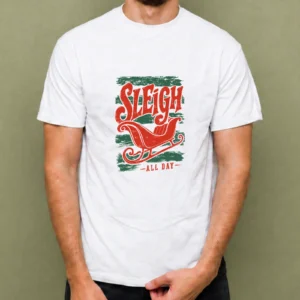 Sleigh All Day - hombre Sleigh All Day, camiseta blanca, hombre