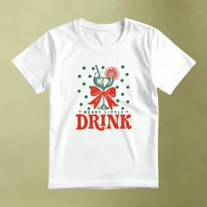 Merry Little Drink - principal Merry Little Drink, camiseta blanca, principal