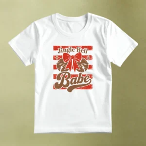 Jingle Bell Babe - principal Jingle Bell Babe, camiseta blanca, principal