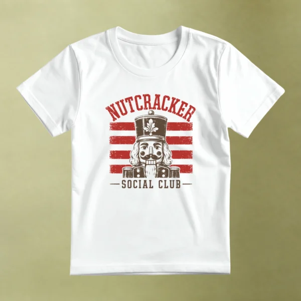 Nutcracker Social Club, camiseta blanca, principal