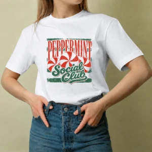 Peppermint Social Club, camiseta blanca, mujer