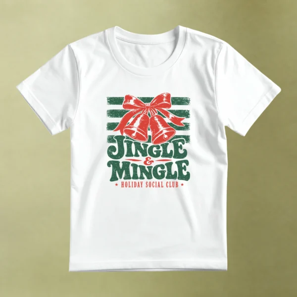 Jingle & Mingle, camiseta blanca, principal