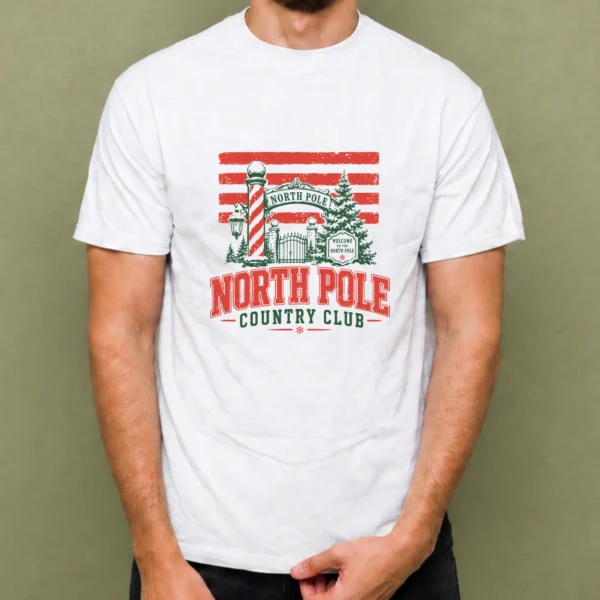 North Pole Country Club - hombre North Pole Country Club, camiseta blanca, hombre