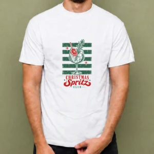 Christmas Spritz Club - hombre Christmas Spritz Club, camiseta blanca, hombre