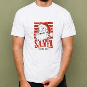 Santa Social Club - hombre Santa Social Club, camiseta blanca, hombre