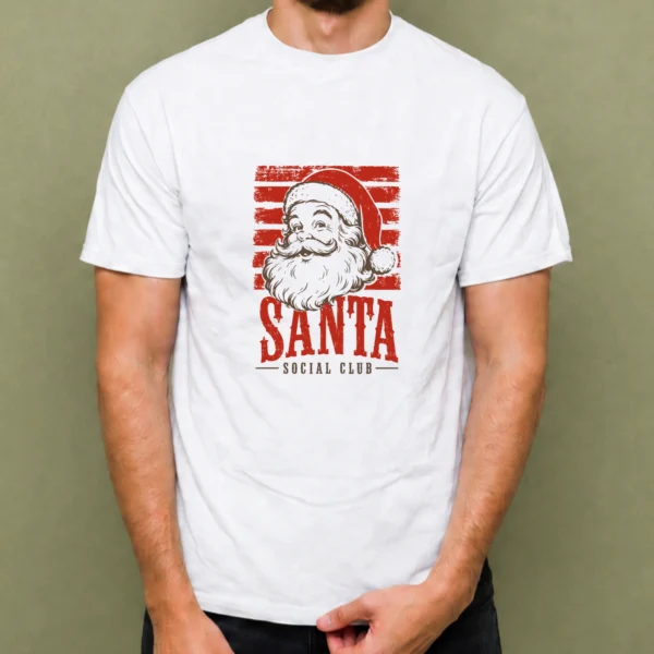 Santa Social Club - hombre Santa Social Club, camiseta blanca, hombre