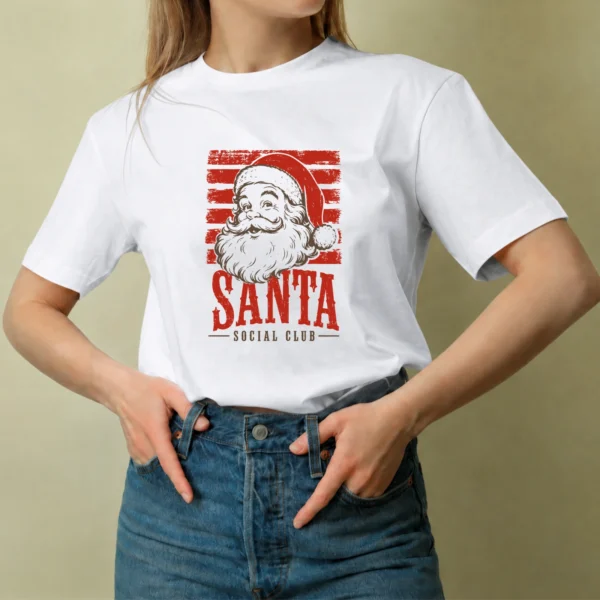 Santa Social Club - mujer Santa Social Club, camiseta blanca, mujer
