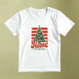 Home for Christmas, camiseta blanca, principal