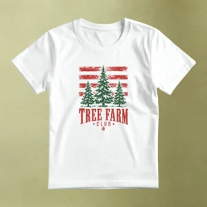 Tree Farm Club - principal Tree Farm Club, camiseta blanca, principal