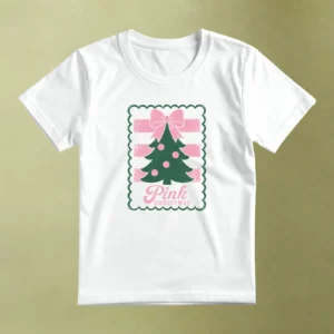 Pink Christmas - principal Pink Christmas, camiseta blanca, principal