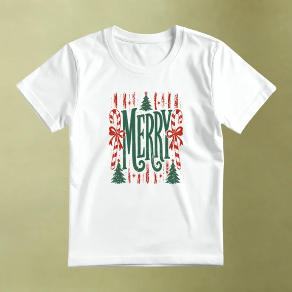 Merry con Bastones, camiseta blanca, principal