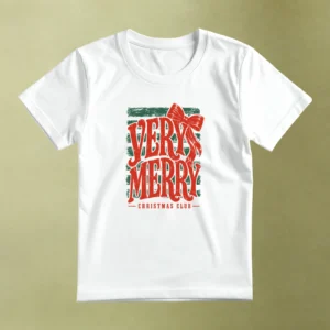 Very Merry Christmas Club - principal Very Merry Christmas Club, camiseta blanca, principal