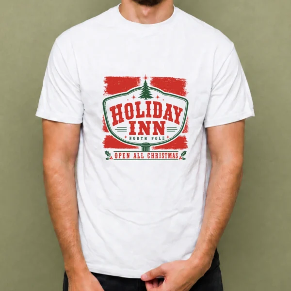 Posada del Polo Norte - hombre Posada del Polo Norte, camiseta blanca, hombre