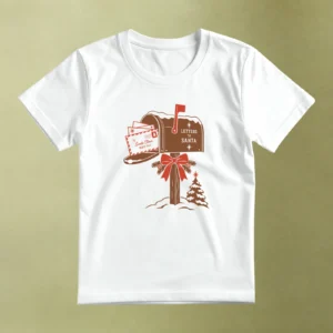 Buzón de Santa, camiseta blanca, principal