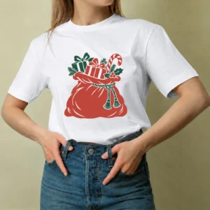 Saco de Regalos - mujer Saco de Regalos, camiseta blanca, mujer