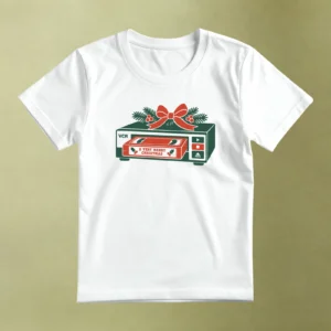 Videocasetera Navideña - principal Videocasetera Navideña, camiseta blanca, principal