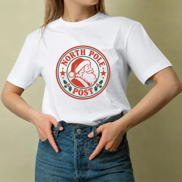 Correo del Polo Norte - mujer Correo del Polo Norte, camiseta blanca, mujer