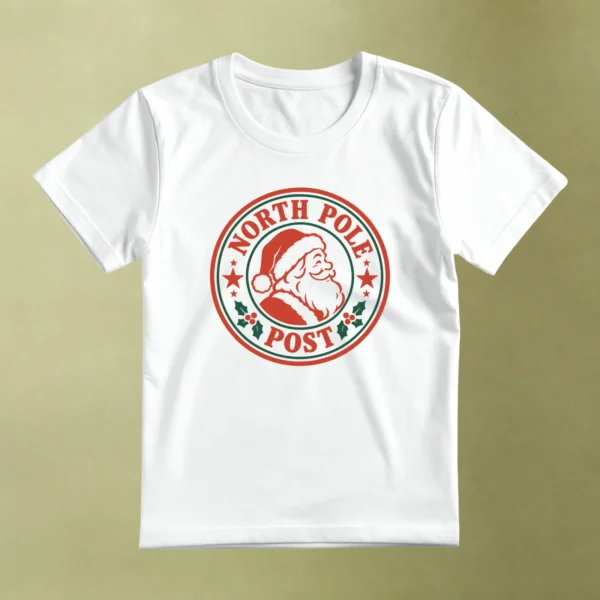 Correo del Polo Norte, camiseta blanca, principal