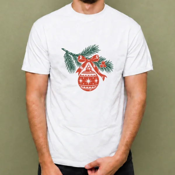 Esfera con Estrellas, camiseta blanca, hombre