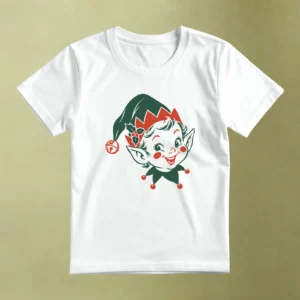 Duende Sonriente, camiseta blanca, principal