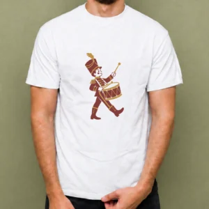 Soldadito con Tambor - hombre Soldadito con Tambor, camiseta blanca, hombre