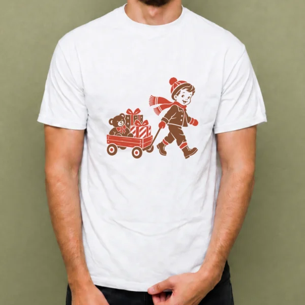 Carrito de Juguetes - hombre Carrito de Juguetes, camiseta blanca, hombre