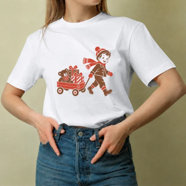 Carrito de Juguetes - mujer Carrito de Juguetes, camiseta blanca, mujer