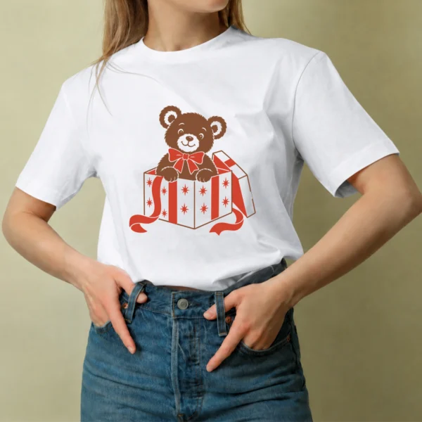 Osito Sorpresa - mujer Osito Sorpresa, camiseta blanca, mujer