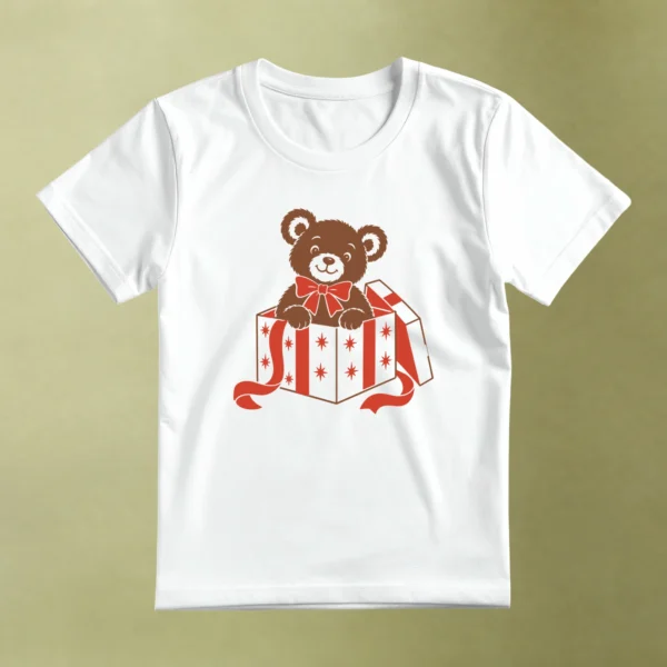 Osito Sorpresa - principal Osito Sorpresa, camiseta blanca, principal