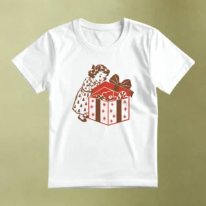 Abriendo Regalos - principal Abriendo Regalos, camiseta blanca, principal