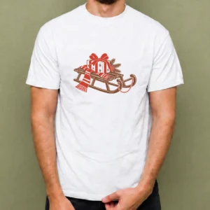 Trineo de Regalos - hombre Trineo de Regalos, camiseta blanca, hombre