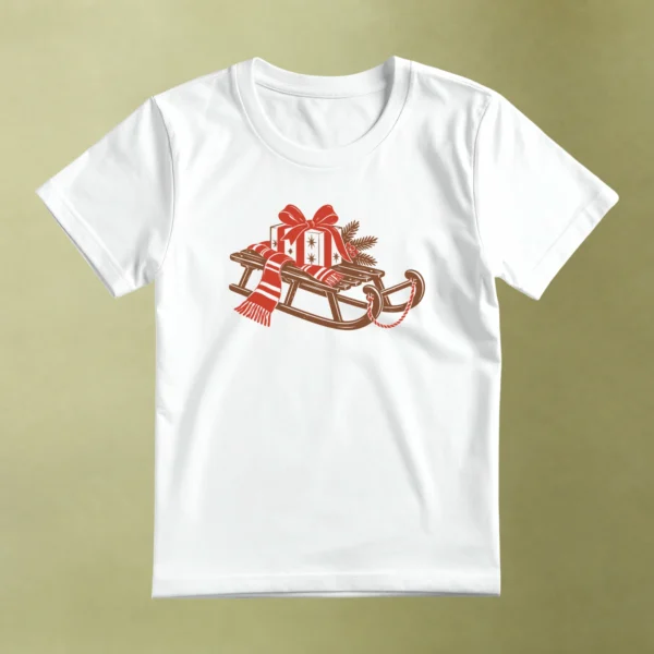 Trineo de Regalos - principal Trineo de Regalos, camiseta blanca, principal
