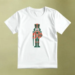 Cascanueces Navideño - principal Cascanueces Navideño, camiseta blanca, principal