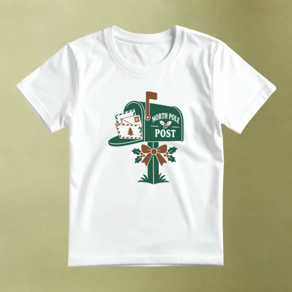 Buzón del Polo Norte, camiseta blanca, principal