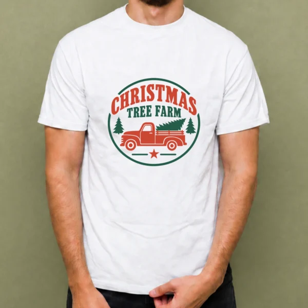 Christmas Tree Farm - hombre Christmas Tree Farm, camiseta blanca, hombre