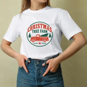 Christmas Tree Farm - mujer Christmas Tree Farm, camiseta blanca, mujer