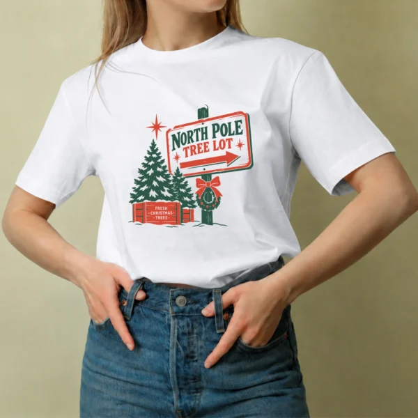 Venta de Árboles del Polo Norte - mujer Venta de Árboles del Polo Norte, camiseta blanca, mujer