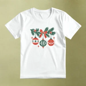 Guirnalda de Esferas - principal Guirnalda de Esferas, camiseta blanca, principal