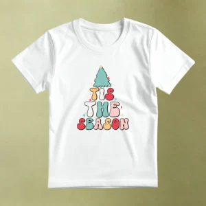 Tis the Season - principal Tis the Season, camiseta blanca, principal