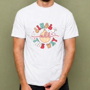 Jingle All the Way, camiseta blanca, hombre