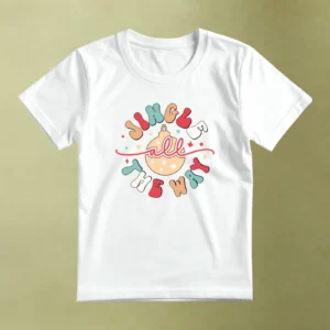 Jingle All the Way, camiseta blanca, principal